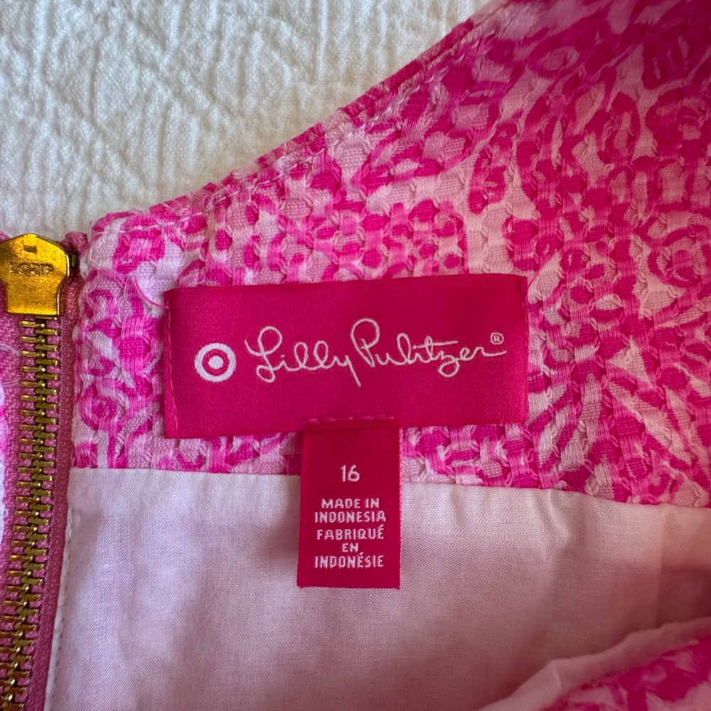 Lily Pulitzer for Target See Ya Later shift dress, new with tags, size 16 - Picture 9 of 10